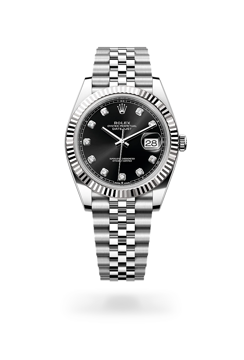 Rolex Datejust 41, Oyster, 41 mm, acier Oystersteel et or gris, M126334-0012