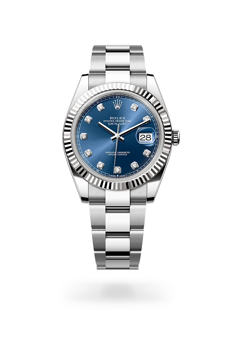 Rolex Datejust 41, Oyster, 41 mm, acier Oystersteel et or gris, M126334-0015