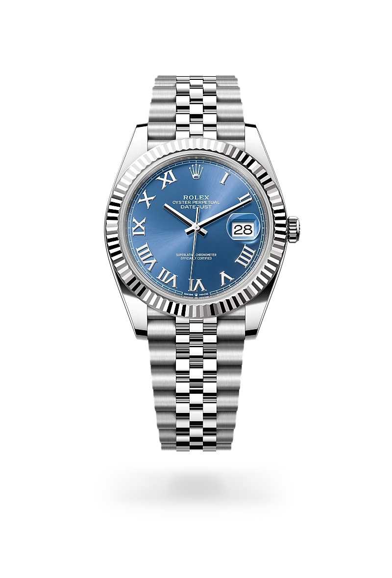 Rolex Datejust 41, Oyster, 41 mm, acier Oystersteel et or gris, M126334-0026