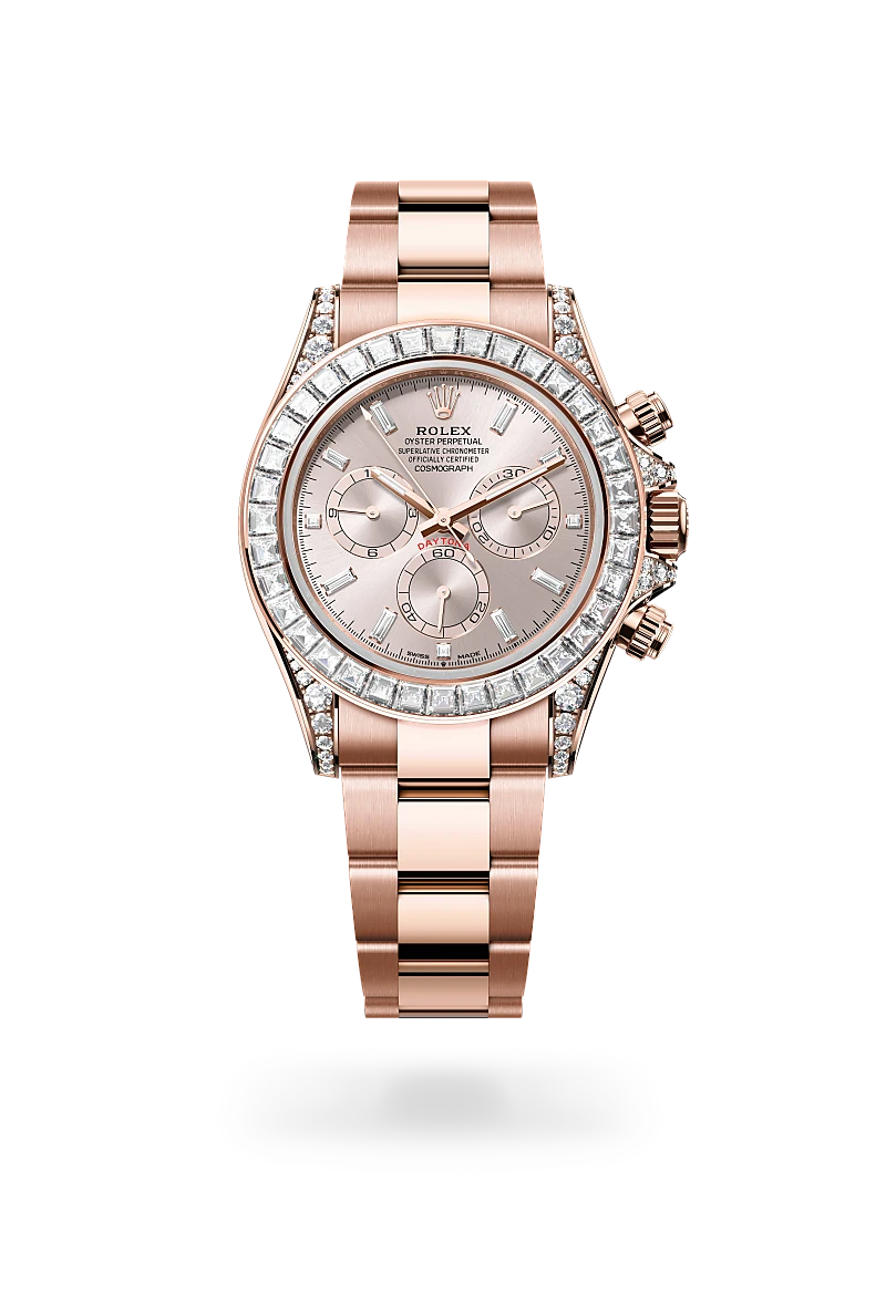 Rolex Cosmograph Daytona Oyster, 40 mm, or Everose et diamants