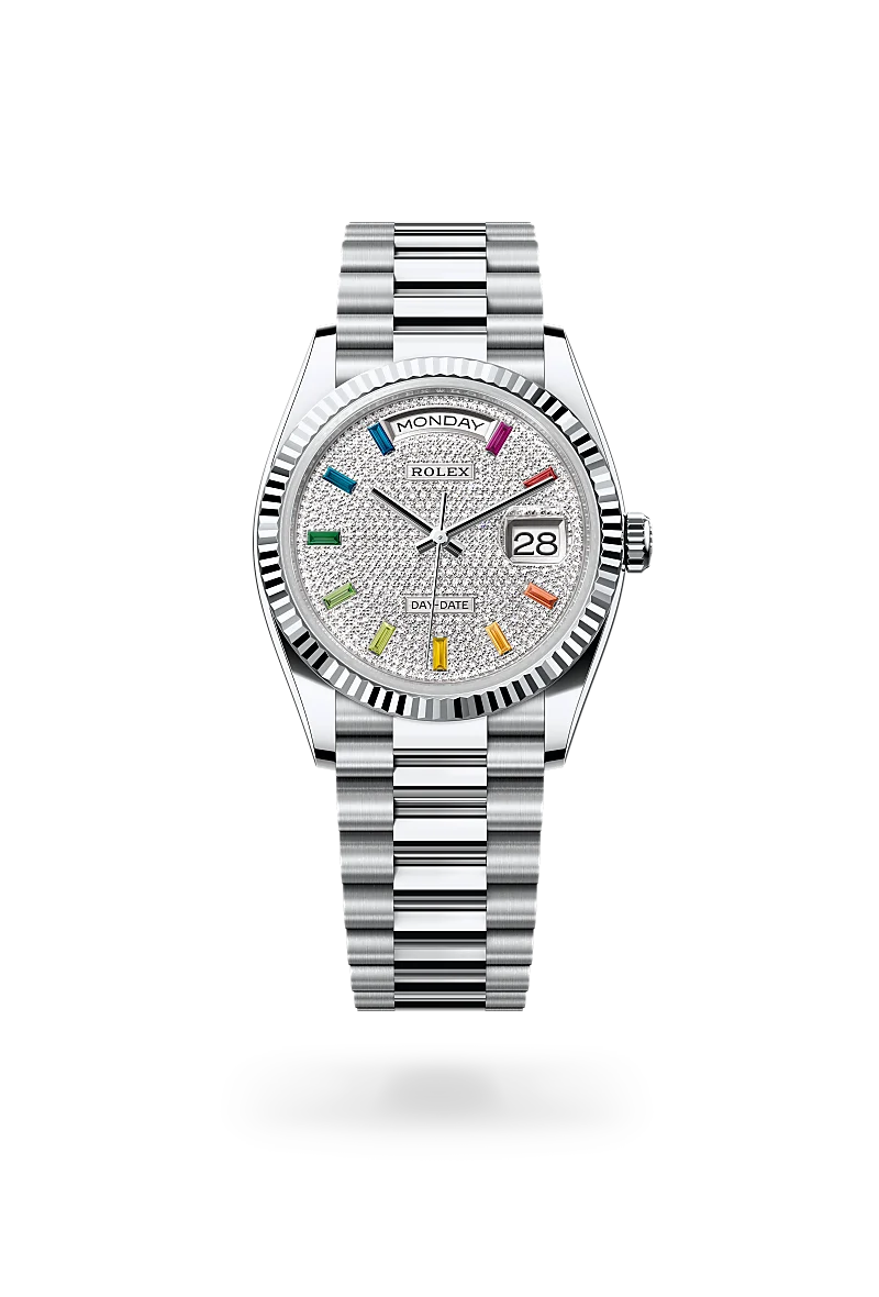 Rolex Day-Date 36, Oyster, 36 mm, platine, M128236-0003