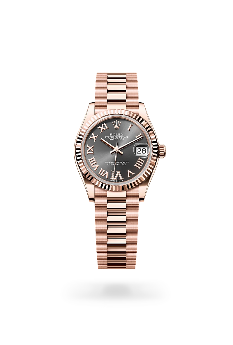 Rolex Datejust 31, Oyster, 31 mm, or Everose, M278275-0033