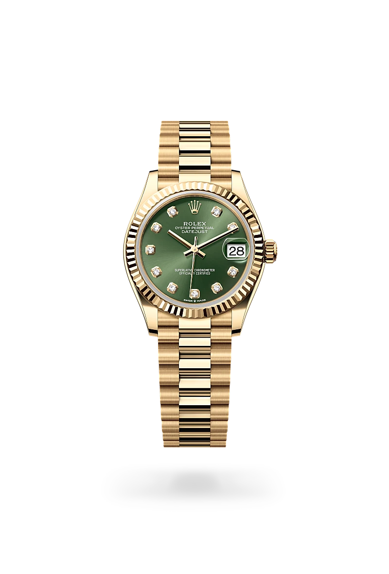 Rolex Datejust 31, Oyster, 31 mm, or jaune, M278278-0011