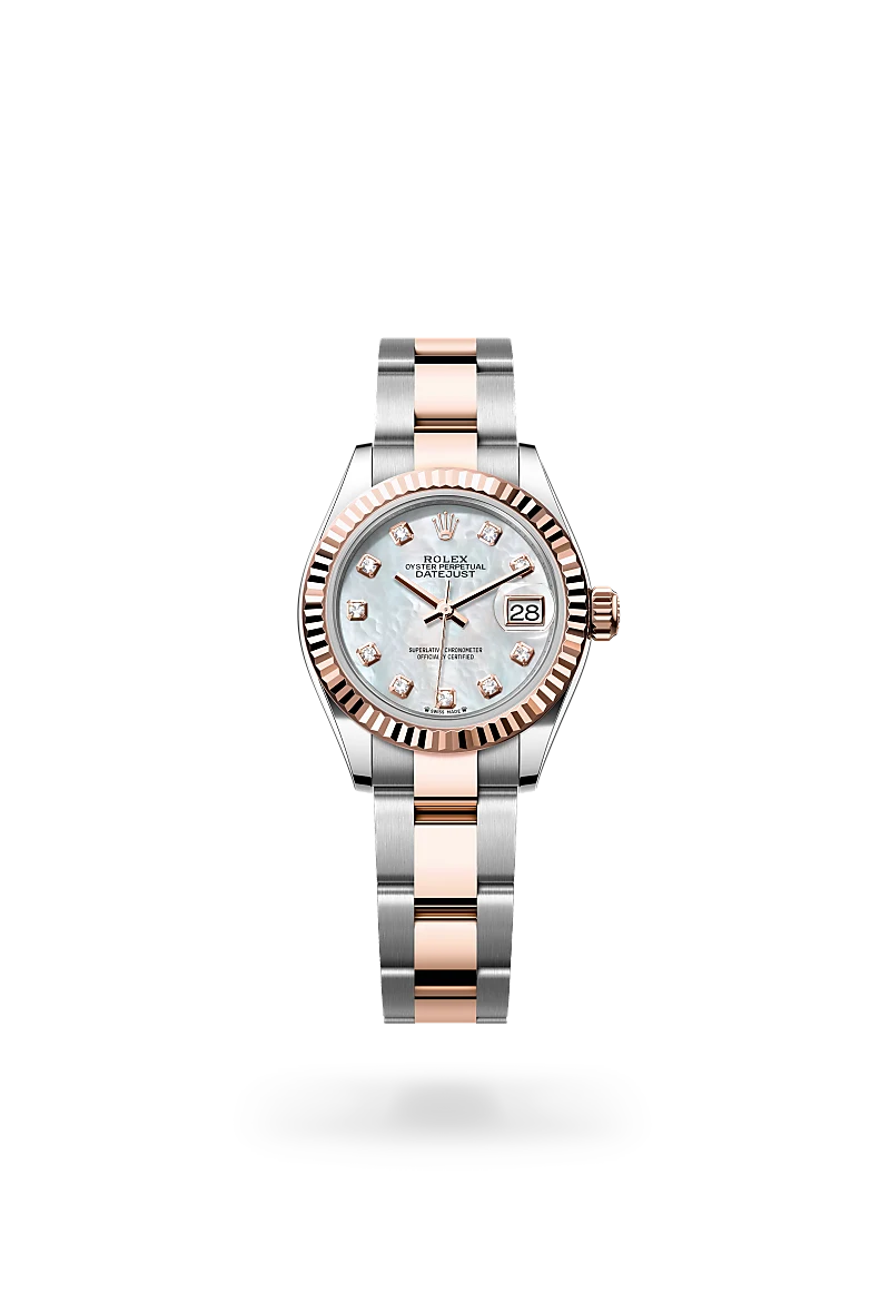 Rolex Lady-Datejust, Oyster 28 mm, acier Oystersteel et or Everose, M279171-0014
