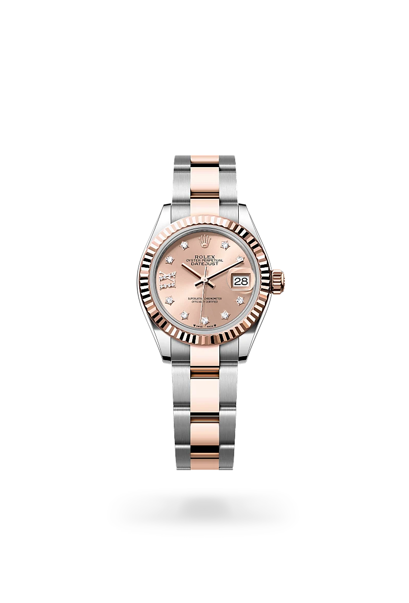 Rolex Lady-Datejust, Oyster 28 mm, acier Oystersteel et or Everose, M279171-0028