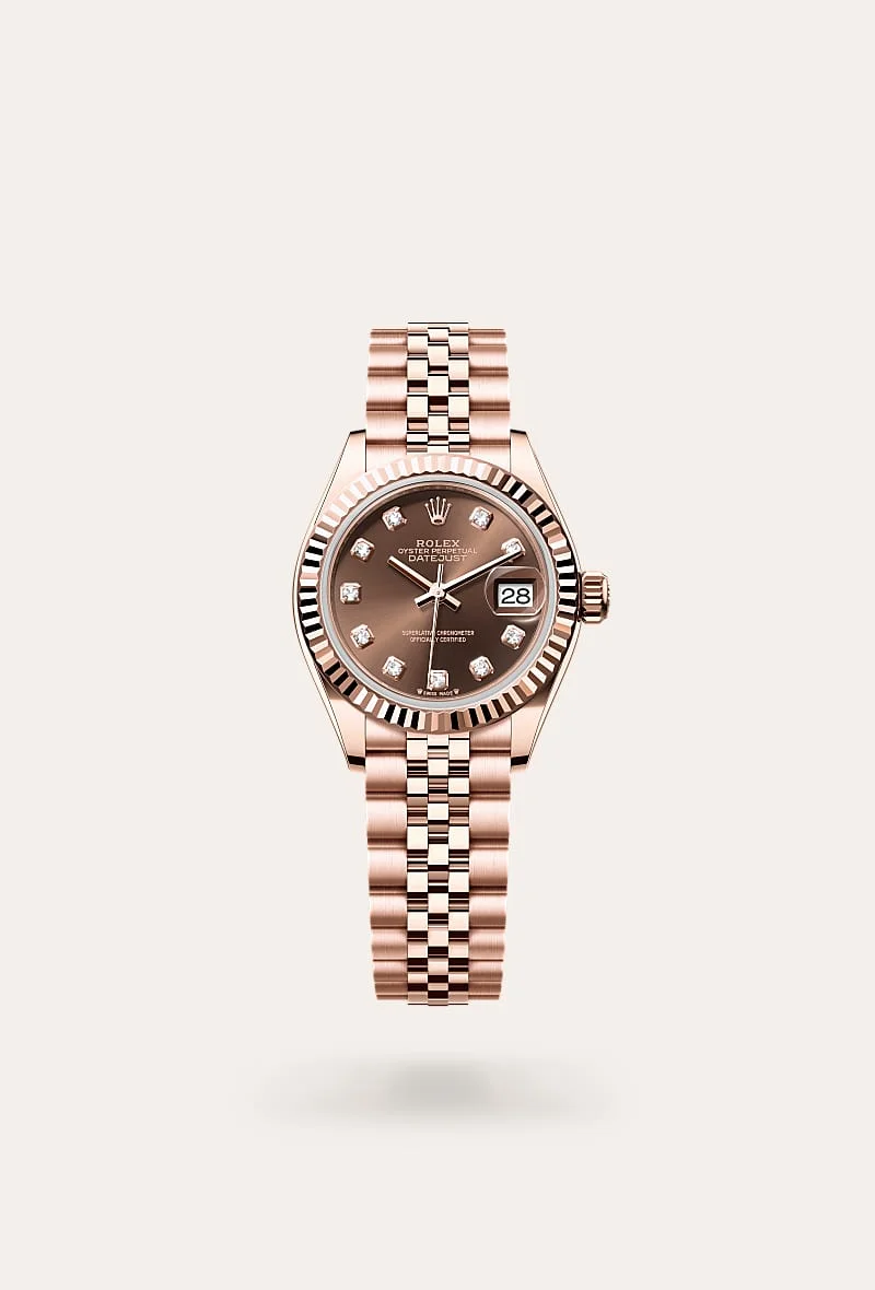 Rolex Lady-Datejust, Oyster, 28 mm, or Everose, M279175-0010