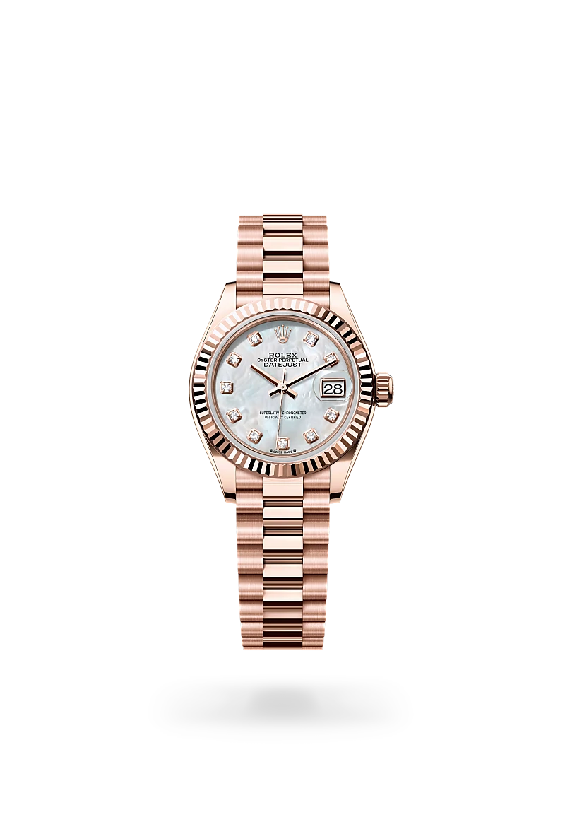 Rolex Lady-Datejust, Oyster, 28 mm, or Everose, M279175-0017