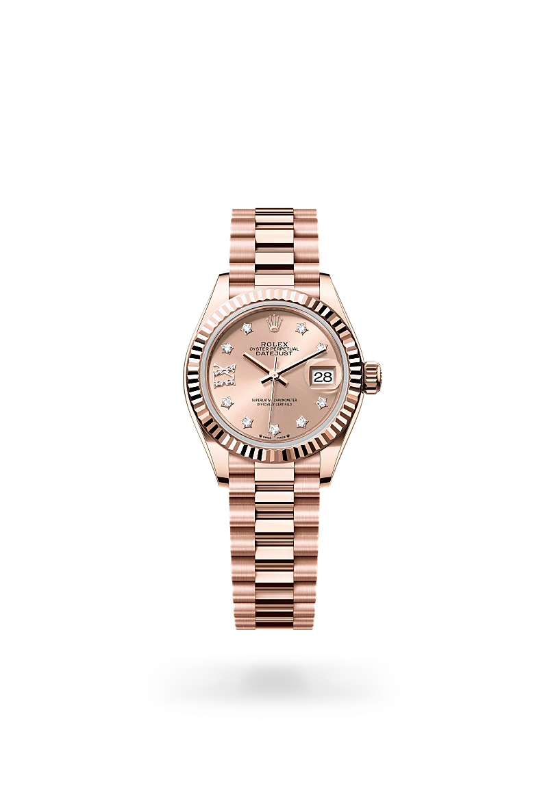 Rolex Lady-Datejust, Oyster, 28 mm, or Everose, M279175-0029