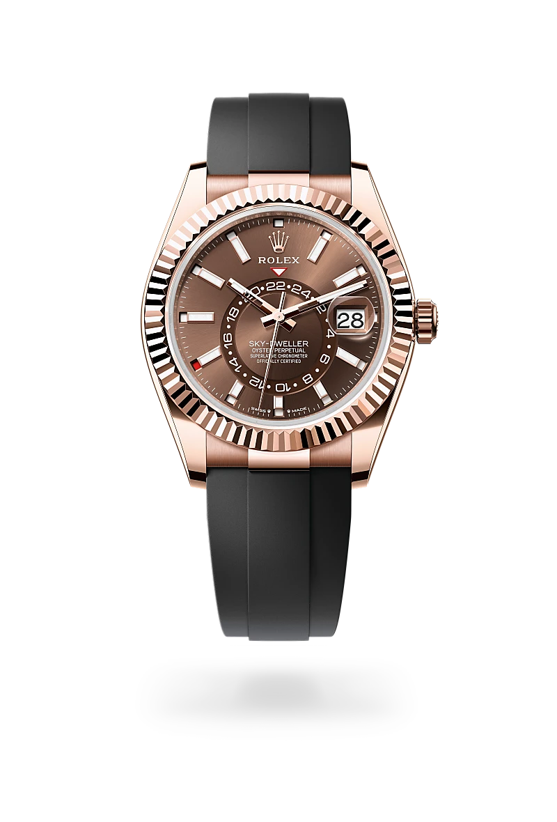 Rolex Sky-Dweller, Oyster, 42 mm, or Everose, M336235-0002