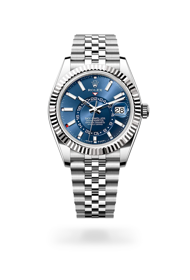 Rolex Sky-Dweller, Oyster, 42 mm, acier Oystersteel et or gris, M336934-0006