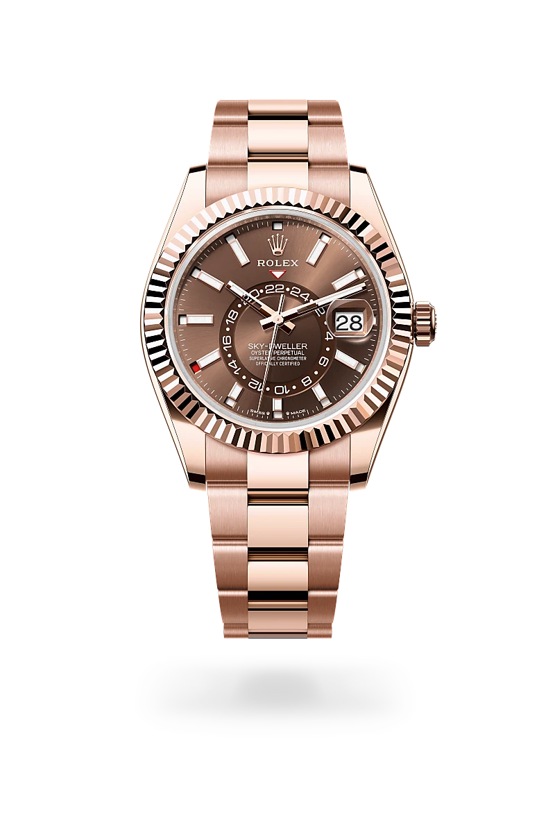 Rolex Sky-Dweller, Oyster, 42 mm, or Everose, M336935-0002
