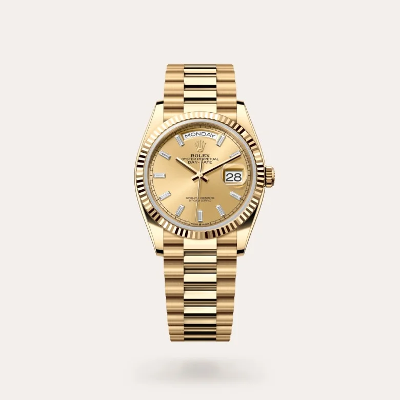 Rolex Day-Date 36 en Or jaune 18 ct, M128238-0132