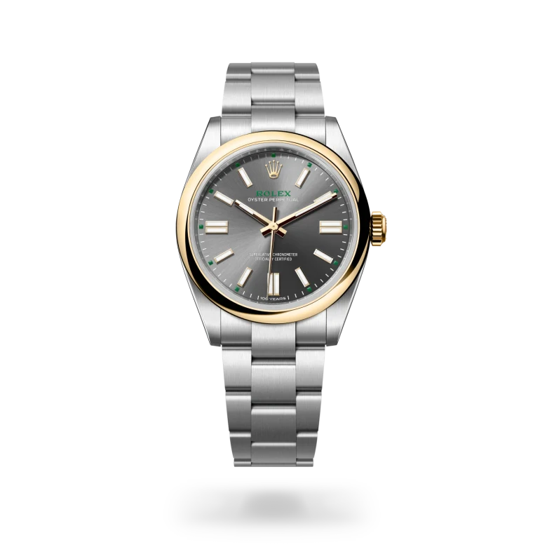 Rolex Oyster Perpetual 41 en Rolesor jaune – combinaison d’acier Oystersteel et d’or jaune, M134303-0001