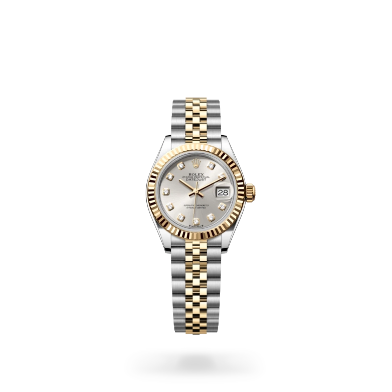 Rolex Lady-Datejust en Rolesor jaune – combinaison d’acier Oystersteel et d’or jaune, M279173-0007